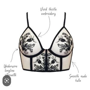 Thistle & Spire Verona embroidered bralette